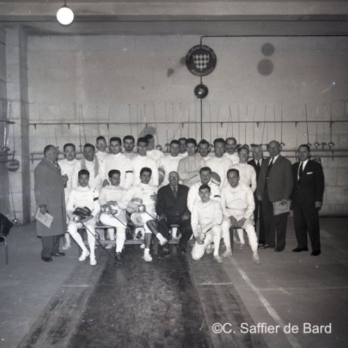 L'équipe d'escrime.