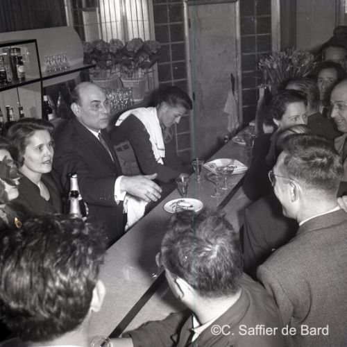 Inauguration du bar le Wagram.