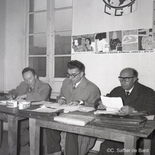 Congrès des instituteurs à la Maison du Peuple.