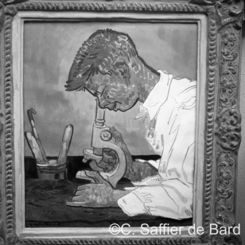 Exposition du peintre Benard,.