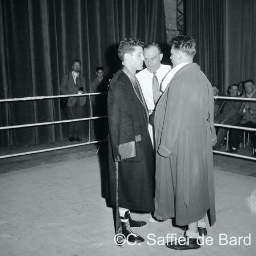 Match de boxe remporté par Arnaïs au Théâtre d'Angoulême.