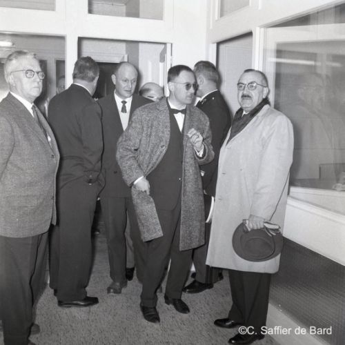 Inauguration du Crédit Agricole rue Jean Fougerat à Angoulême.