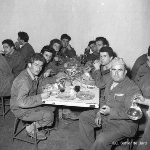 Repas du PMS Ravard au Quartier Fayolle.