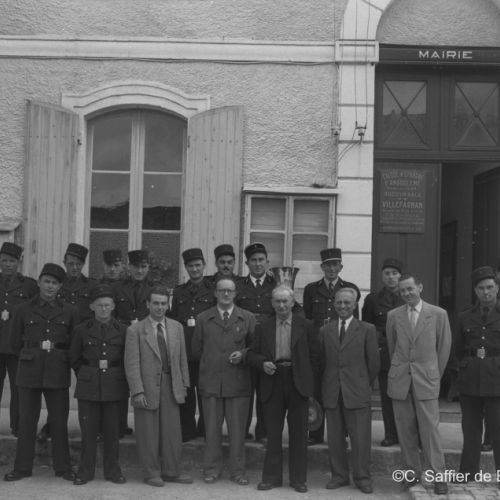 L'équipe de pompiers de Villefagnan.