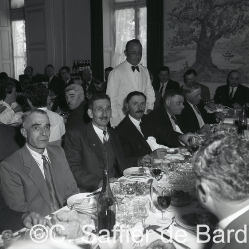 Repas annuel du Syndicat des boulangers à l'Hôtel de France.