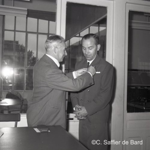 Remise de médailes aux établissements Moreau à Angoulême.