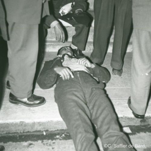 Accident de la circulation place de la Bussatte.