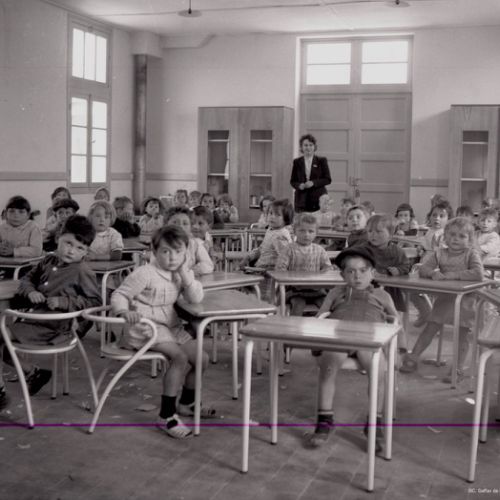 Classe de l'école maternelle de Basseau.