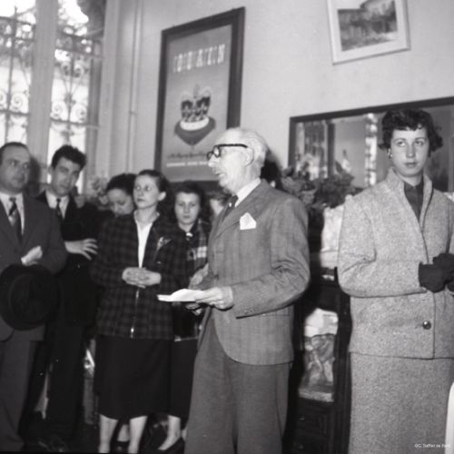 Réception d'une troupe Théâtrale.