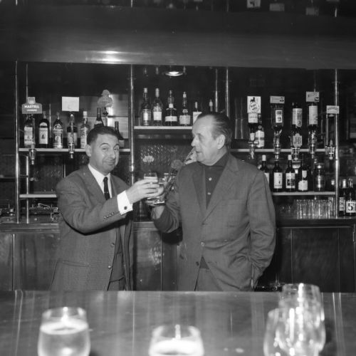 Meichel Deschamps ici avec Maître Roland Chiron, 1er adjoint et futur maire d'Angoulême.