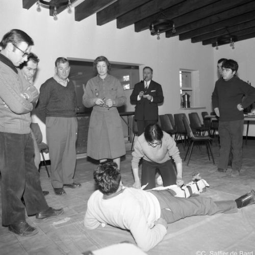 Sage de secouristes à l’usine Robin de Saint-Yrieix.