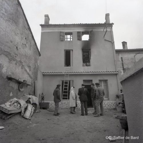 Incendie dans un immeuble de Magnac sur Touvre.