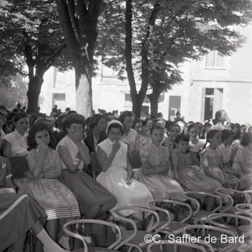 Remise des prix au lycée de jeunes filles.