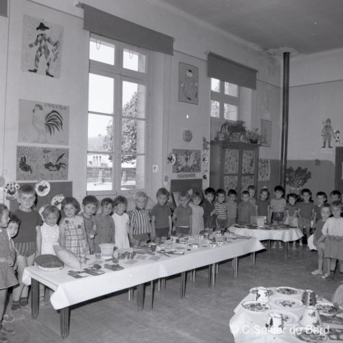 Les enfants de l’école maternelle de Châteauneuf.
