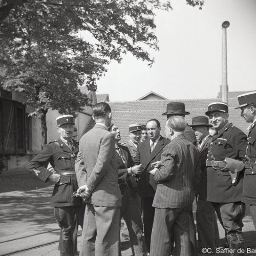 Reconstitution du crime perpétué par Fernand Laffenetre à Linars.