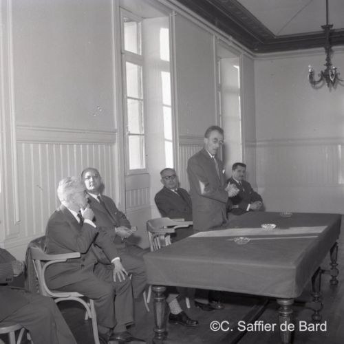 Inauguration des nouvelles cuisines du lycée de garçons.